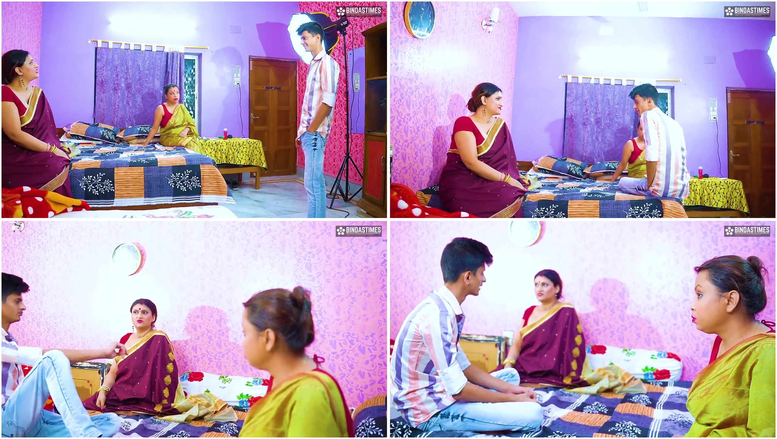 Desi Bhabhis having sex with their brother-in-law and servant - Part 1
