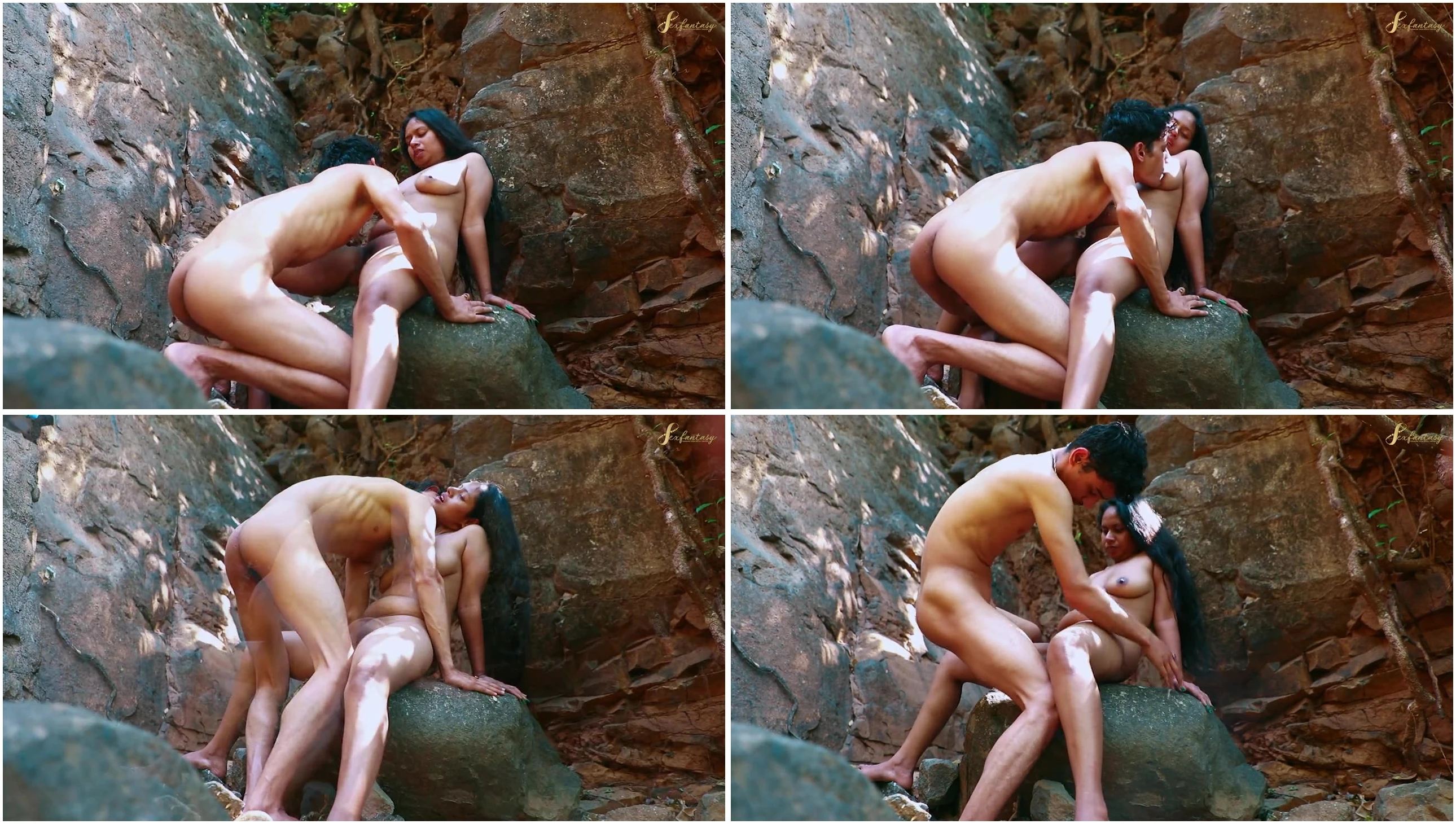 Horny Couple Openly Outdoor Fuck in the Indian Forest - Part 2