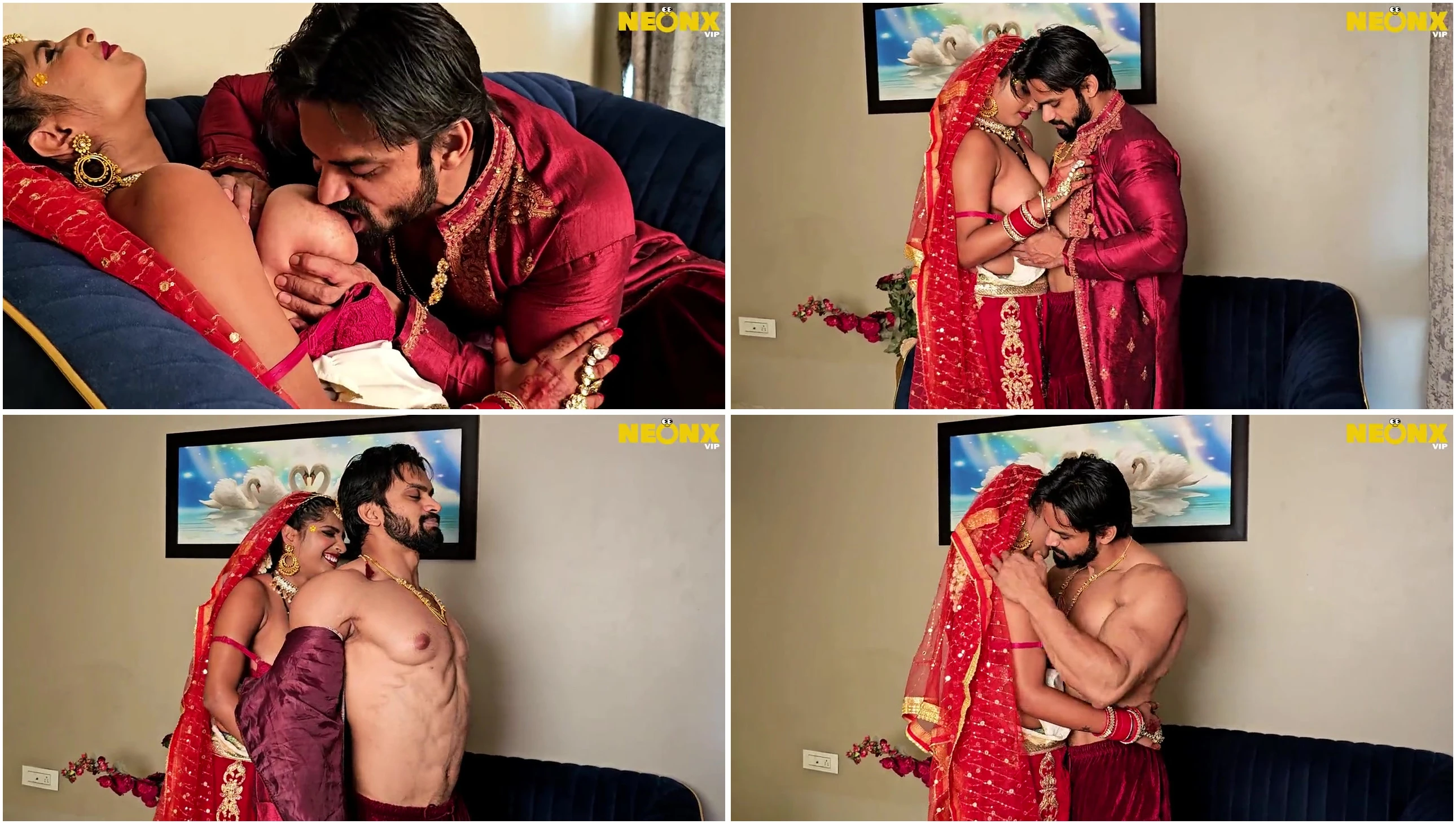 Extreme wild and dirty love making with a newly married Desi couple honeymoon - Part 1
