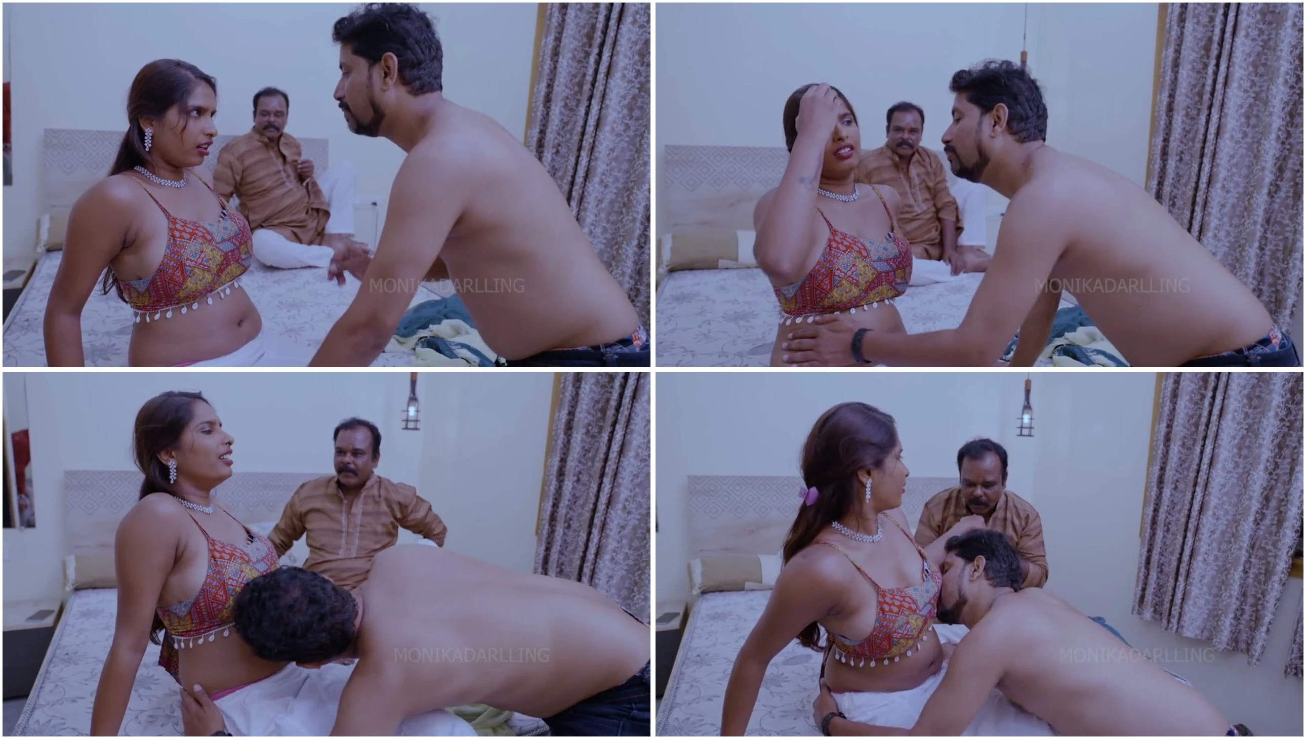 Desi porn star fucks two guys for money - Part 1